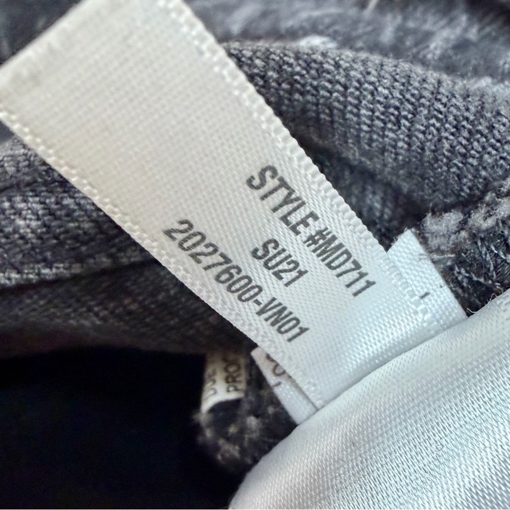 Madewell The Perfect Vintage Jean Black Wash High Rise Size 23 - Picture 9 of 12